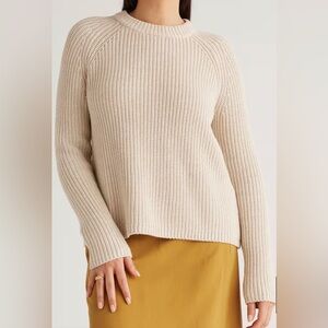 Quince Cream Crew Neck Sweater